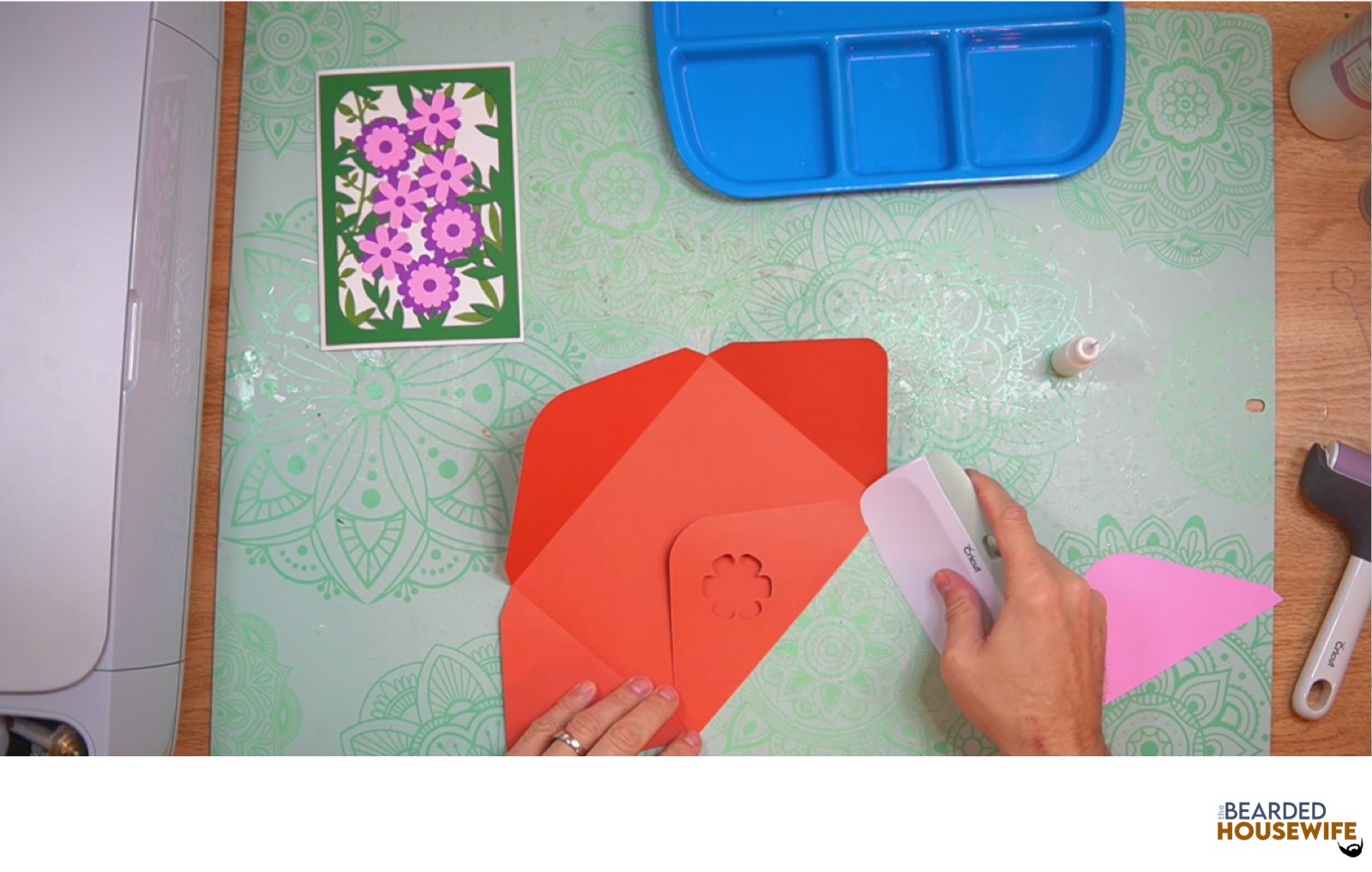 burnish with your scraper