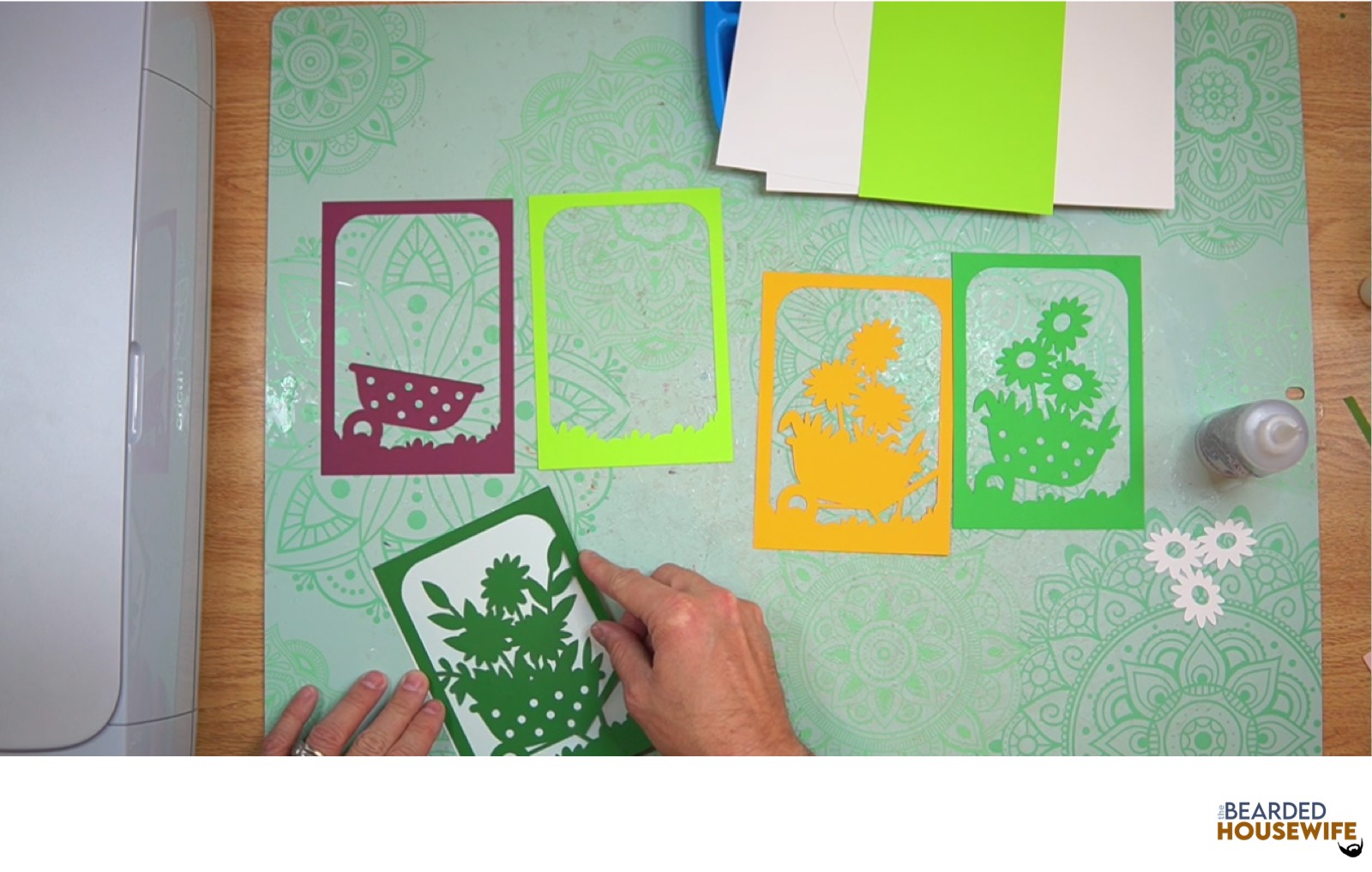 layer the front cover panel