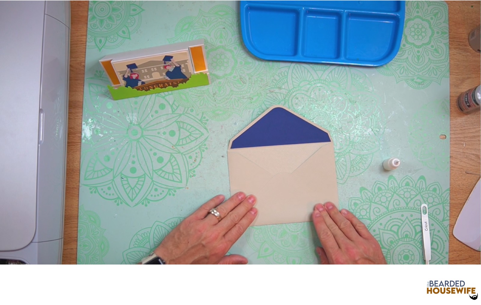 bring the bottom flap up to form the envelope