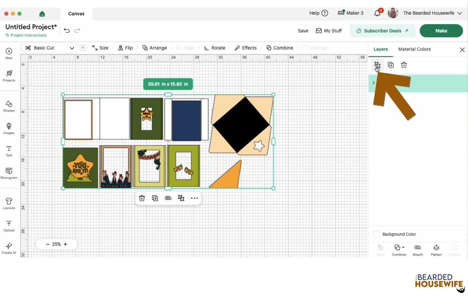 ungroup the design