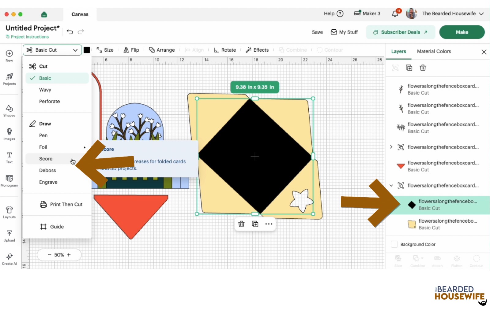 find the envelope and convert the score lines