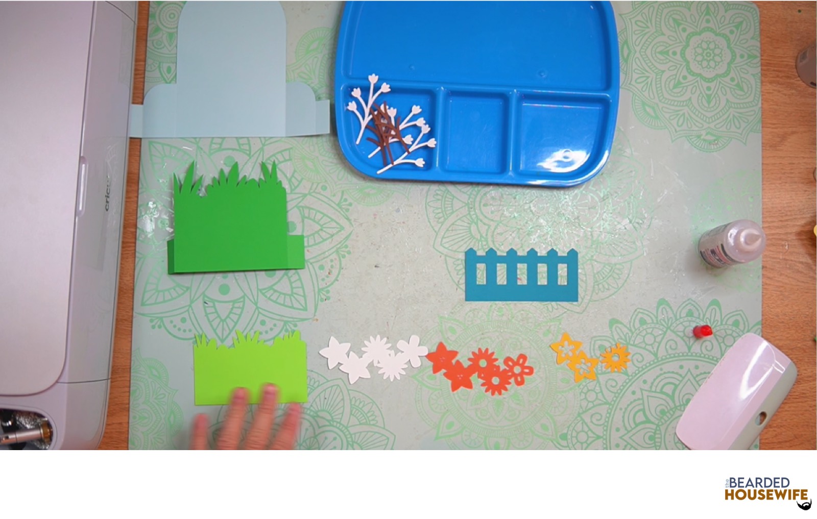 layer the front cover panel