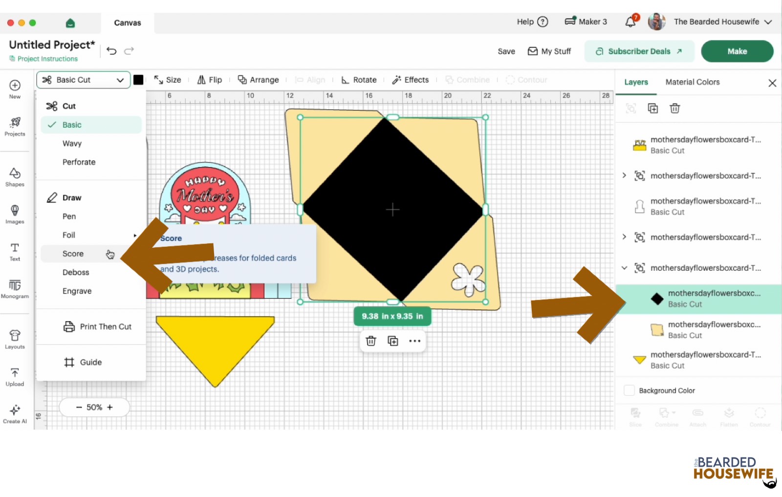 find the envelope and convert score