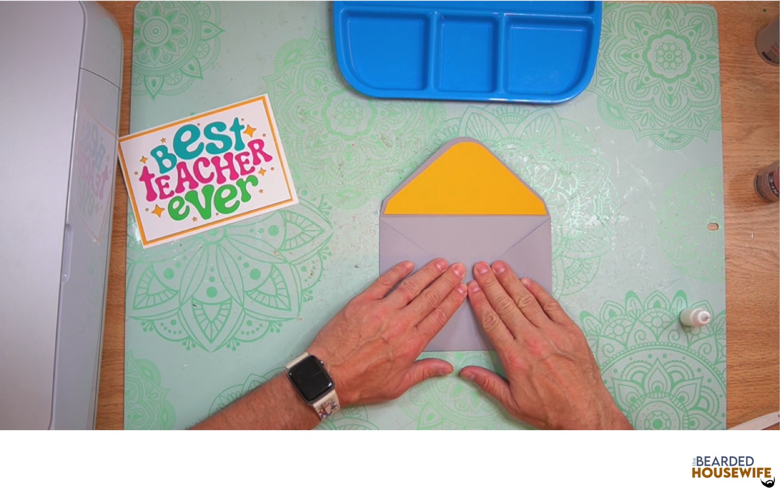 bring the bottom flap up to form the envelope