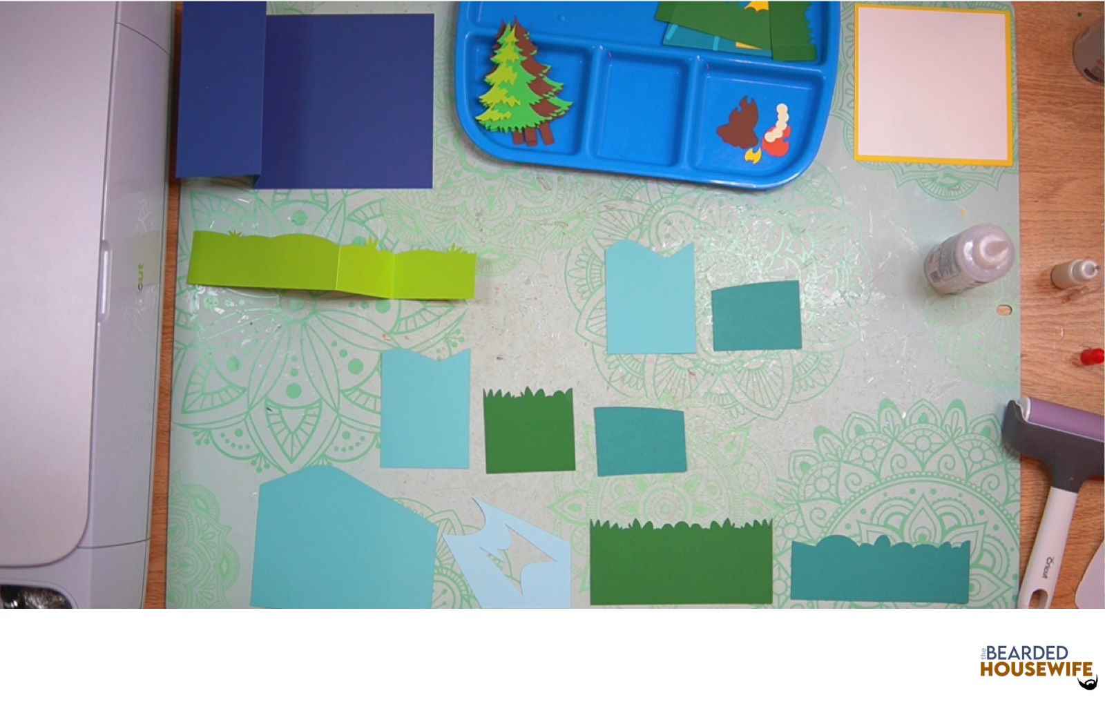 layer the inside cover panels