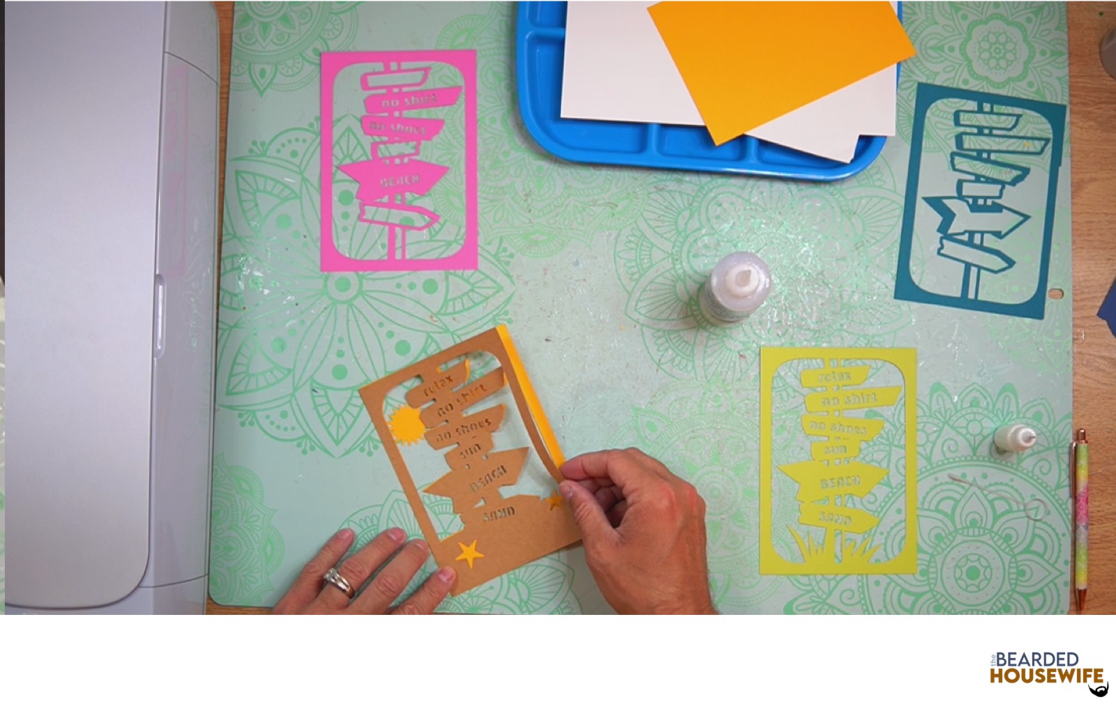 layer the front cover panel