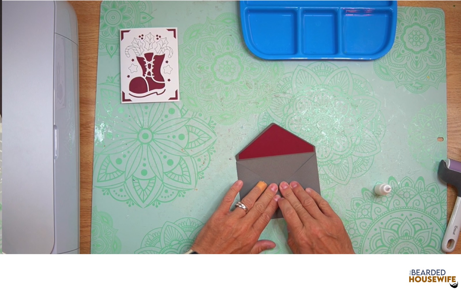 bring the bottom flap up to form the envelope