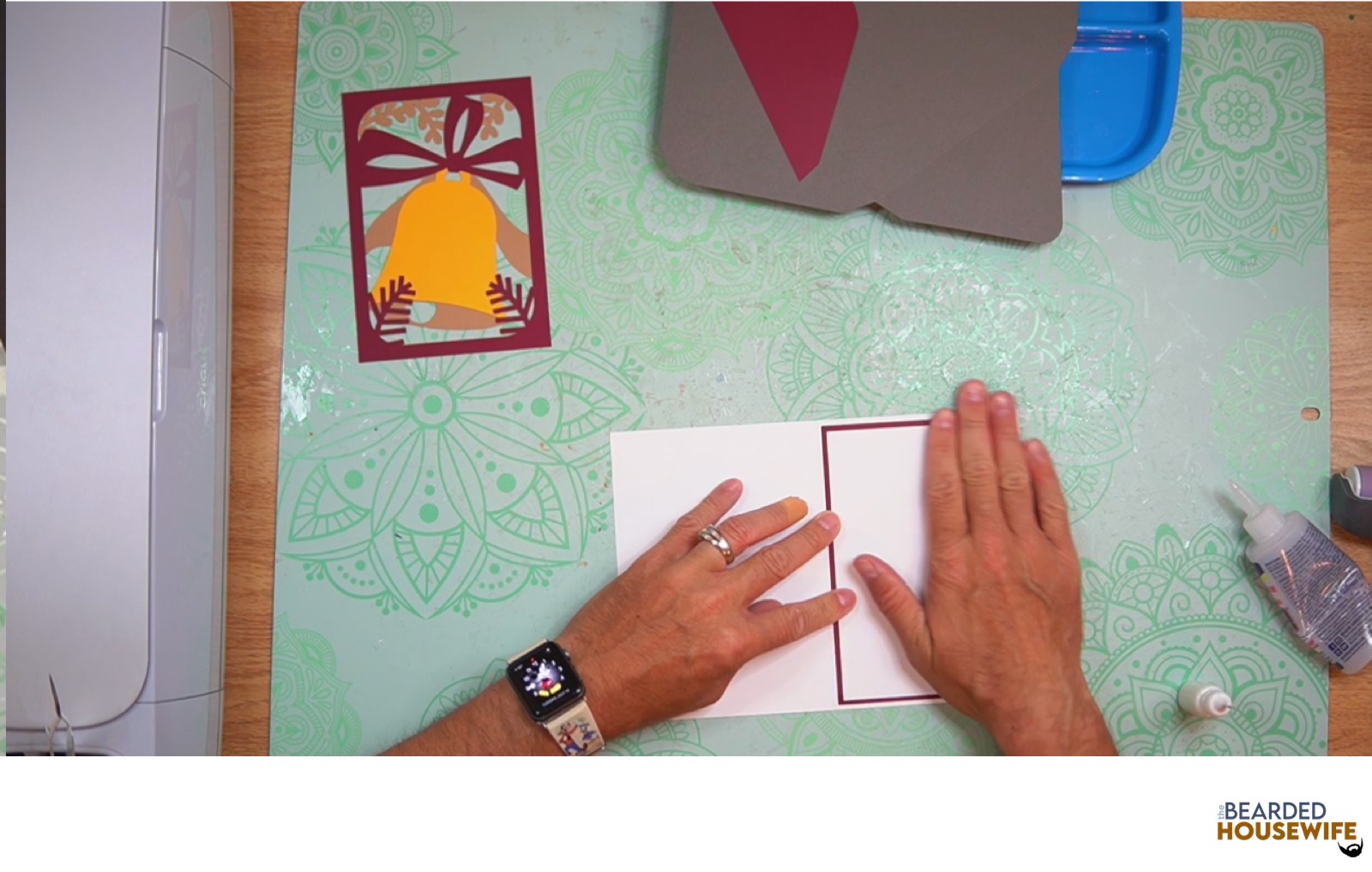 attach the messaging panel to inside of the card