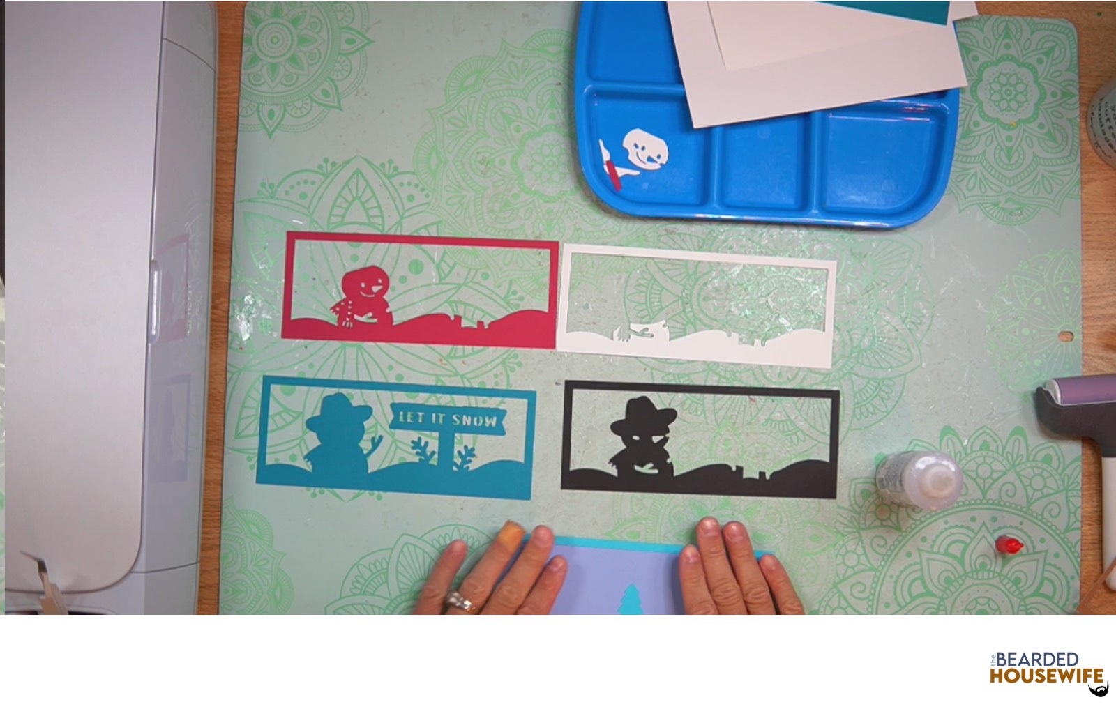 layer the front cover panel