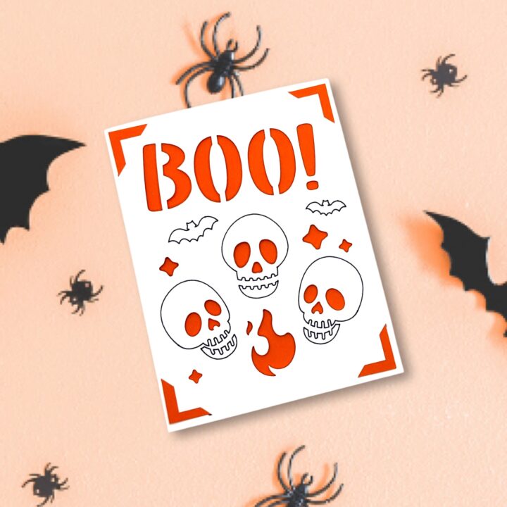 Boo and Bones Insert Card
