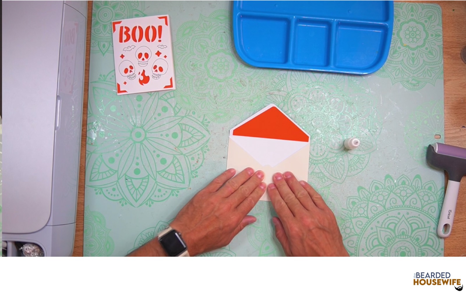 bring the bottom flap up to form the envelope