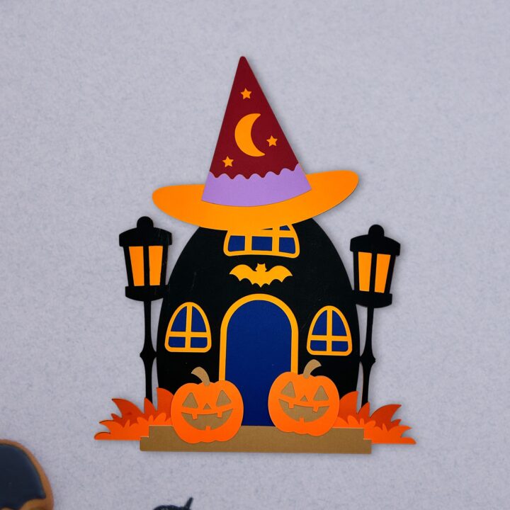 Witching House Layered Paper Craft