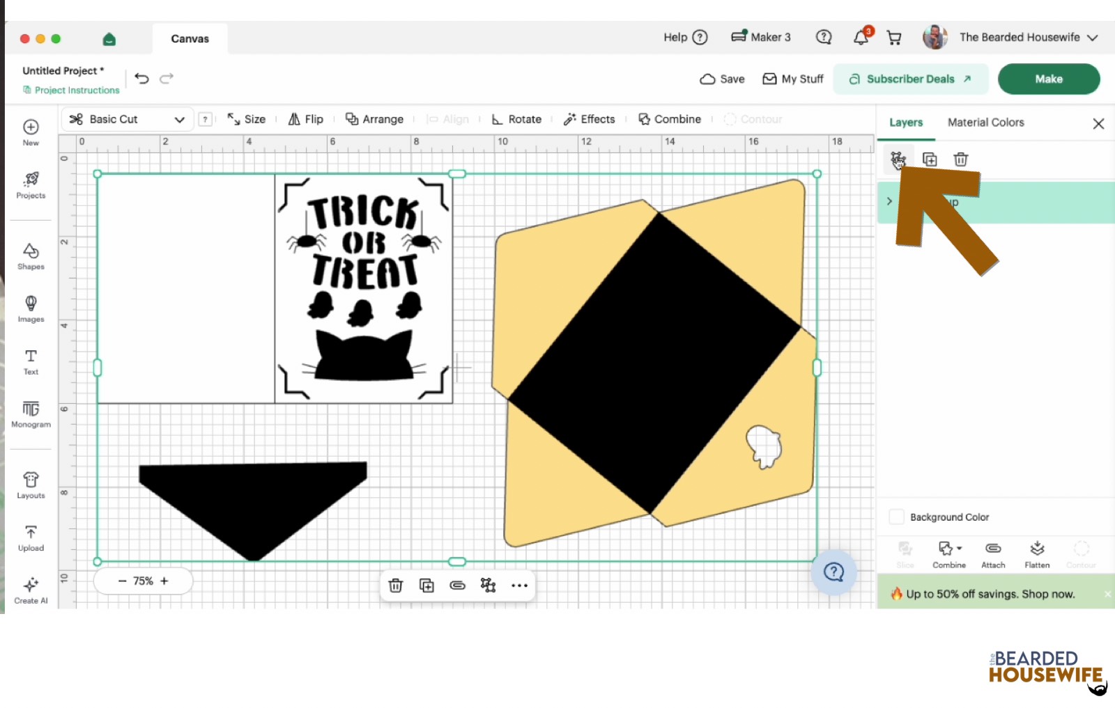 ungroup the design