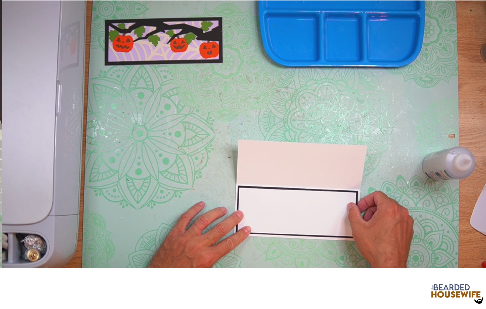 attach the messaging panel to the inside of the card
