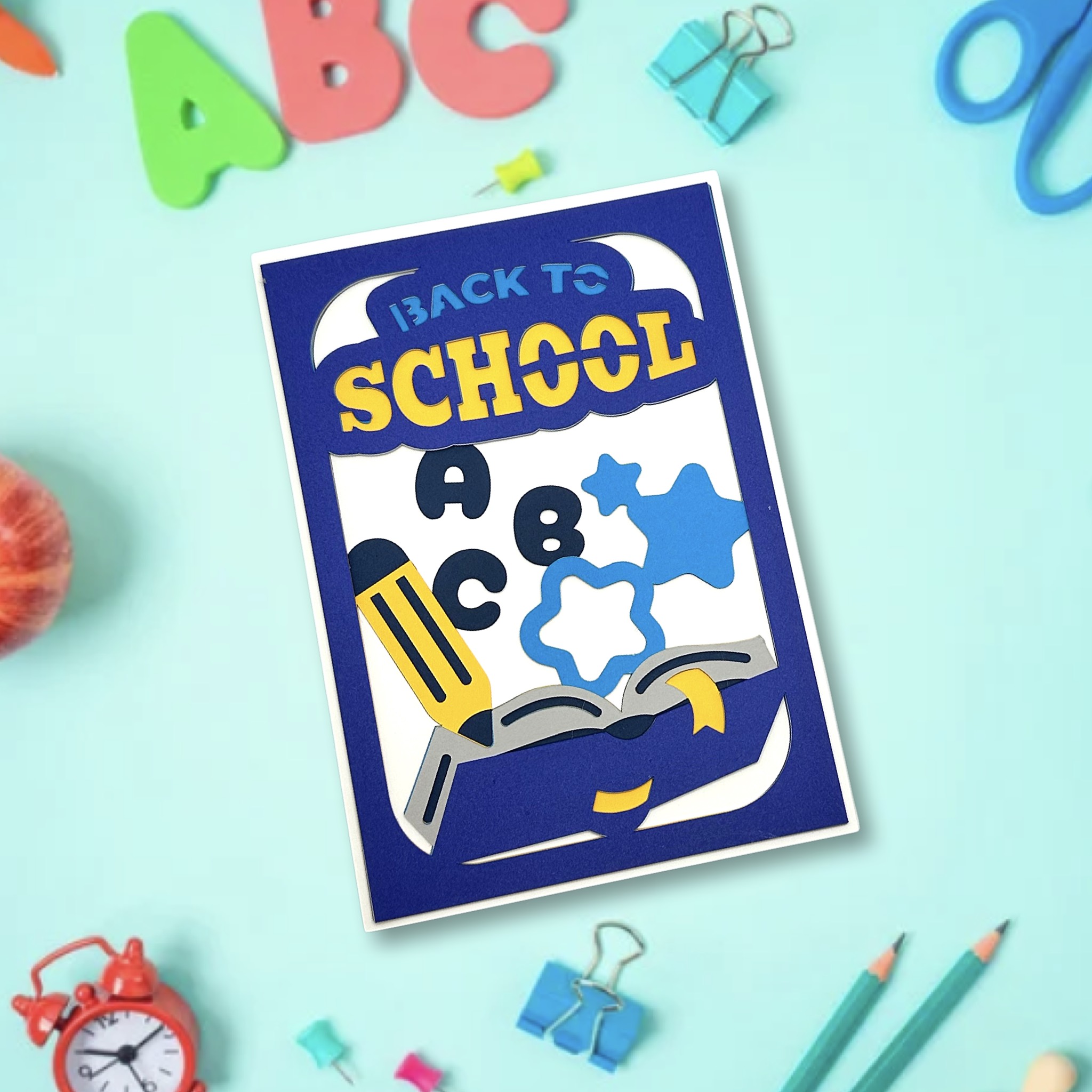 Back to School Layered Card