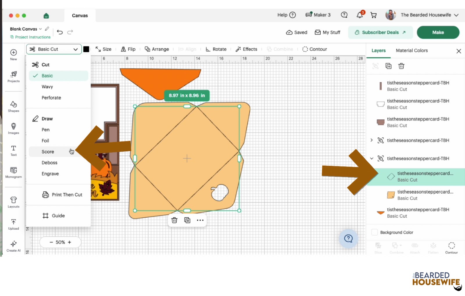 find the envelope and convert to score