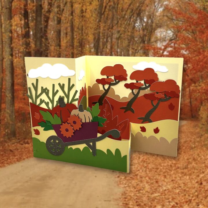 Fall Fields Z-Fold Card