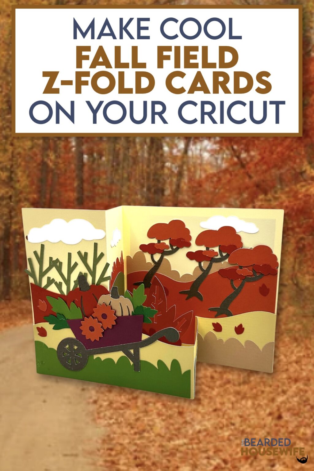 How to Make Fun Fall Z-Fold Cards - The Bearded Housewife