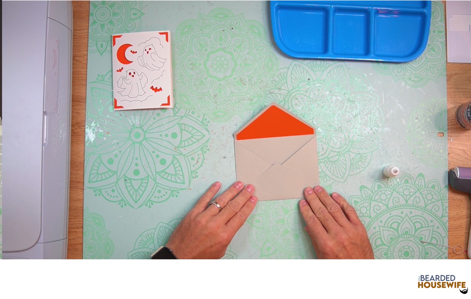 bring the bottom flap up to form the envelope