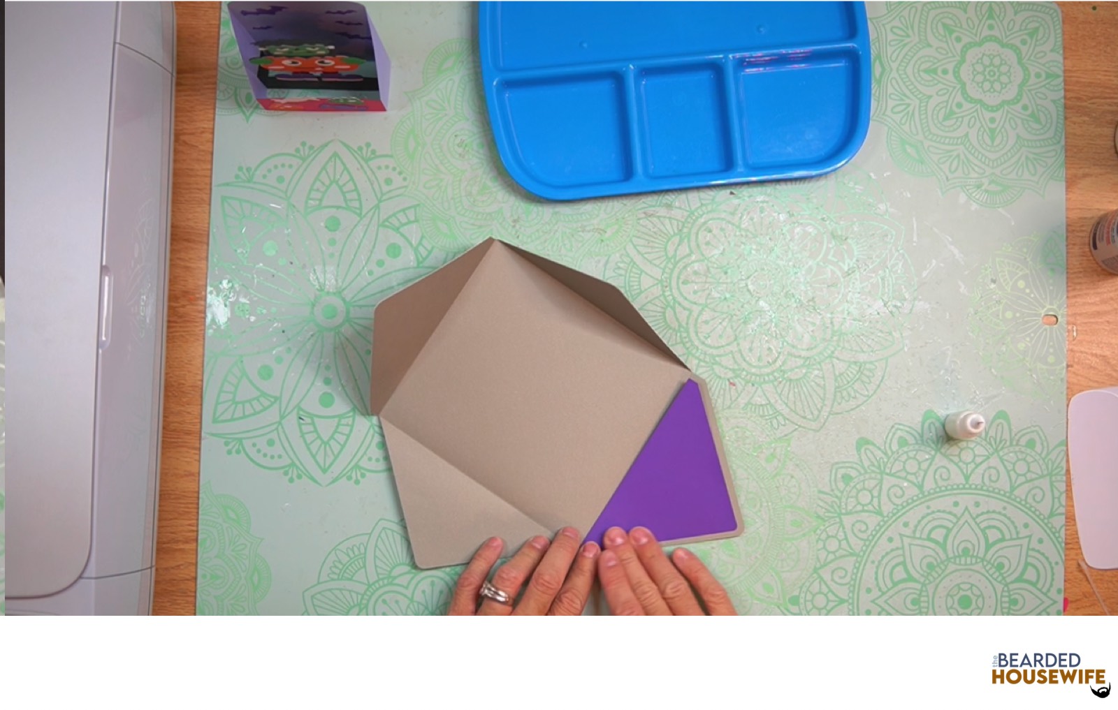 add the inlay to the envelope